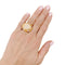 Bague 52 Bague Chanel, "Profil de Camelia" or jaune et diamants. 58 Facettes 34883