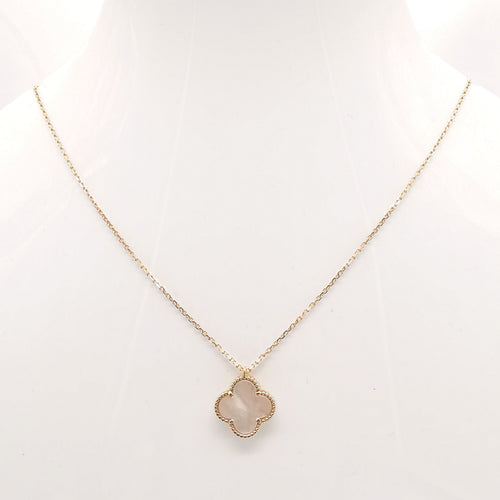 Collier Collier trèfle en or rose & nacre 58 Facettes