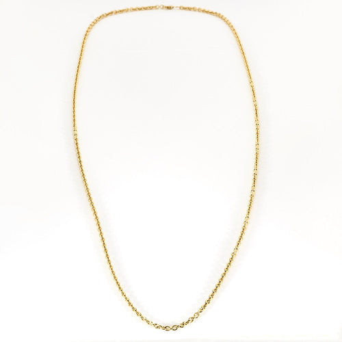 Collier Chaîne en or jaune à maille forçat 58 Facettes ALB15182