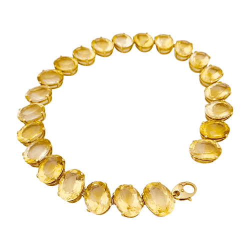 Collier Collier or jaune et citrines. 58 Facettes 34695