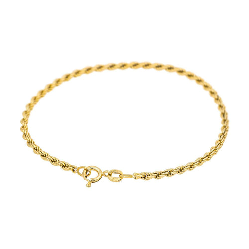 Bracelet Maille torsadée Or jaune