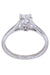 Bague 52 Solitaire or blanc diamant 58 Facettes 093321