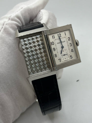 Montre Jaeger-LeCoultre Reverso Classic Small Large Small 214.8.62 Coffret complet 2017 + Boucle Déployante 58 Facettes