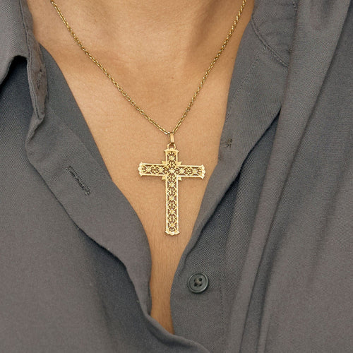 Pendentif Pendant en Or jaune 18k 58 Facettes FON2128