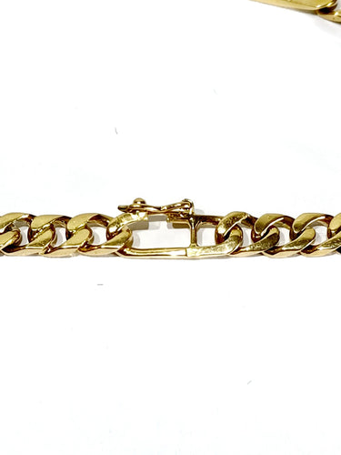 Bracelet Bracelet En Or Rose Mailles Figaro 58 Facettes