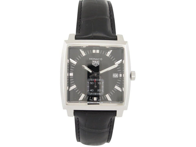 Montre montre TAG HEUER monaco waw131a.fc6177 acier 37mm quartz 2019 + etui 58 Facettes 268033