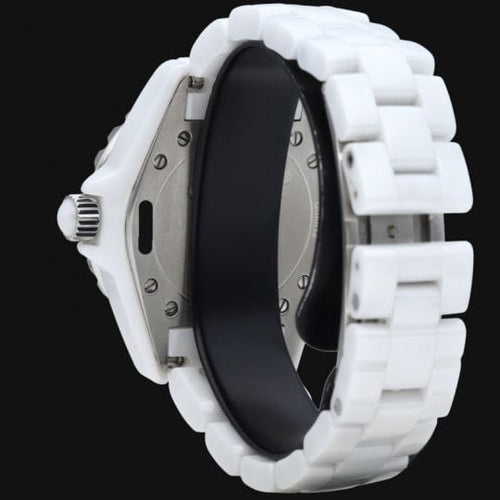 Montre Montre Chanel J12 33 mm Blanc Fantôme 58 Facettes MT41313