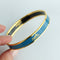 Bracelet Bracelet Hermès, Email bleu 58 Facettes