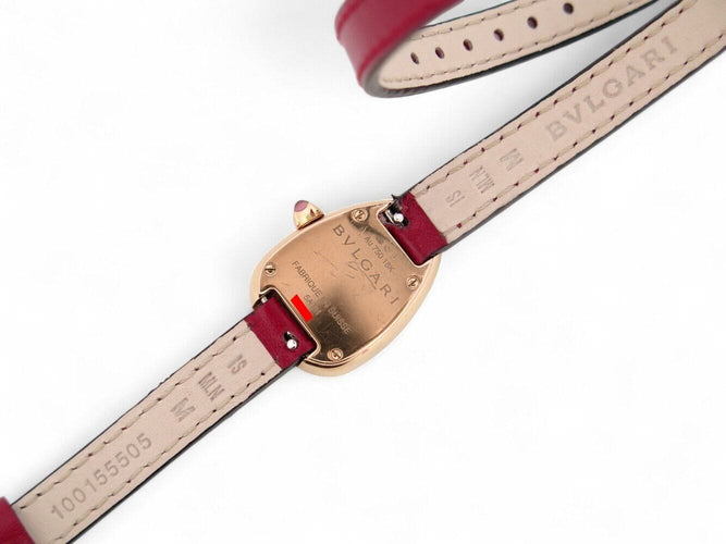 Montre montre BULGARI serpenti 102727 en or rose 18k diamants quartz 58 Facettes 270748