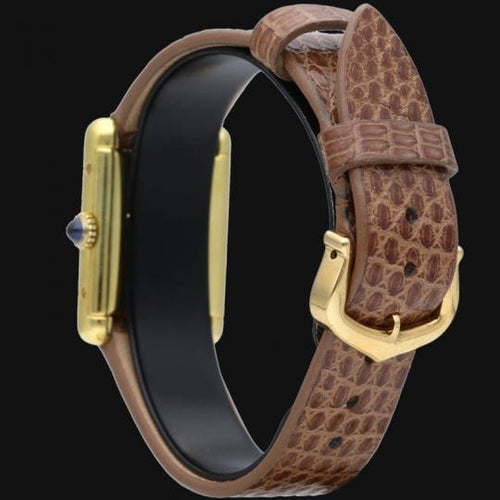Montre Cartier Montre Tank Vermeil Must 58 Facettes MT44303