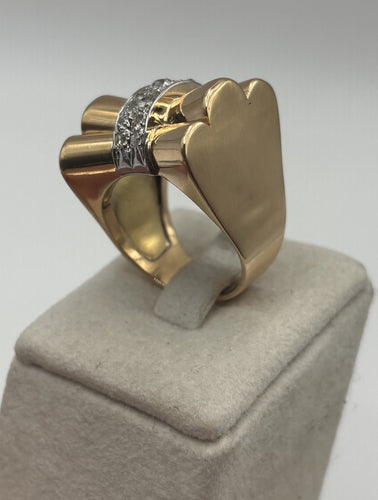 Bague 56 Bague TANK Diamants 58 Facettes