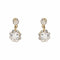 Boucles d'oreilles Boucles d'oreilles Dormeuses Or jaune, Platine Diamant 58 Facettes 4745028CN