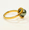 Bague 54 Bague perle de Tahiti or jaune 58 Facettes
