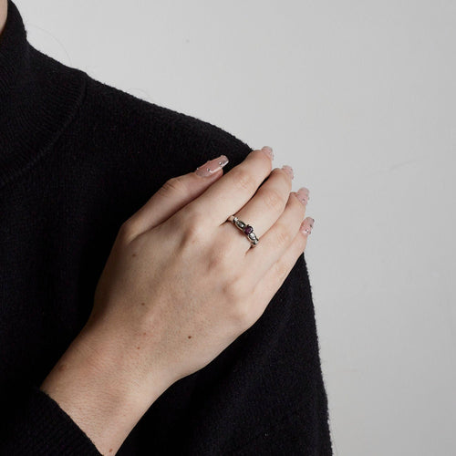 Bague 54 Bague solitaire rubis 58 Facettes 2542