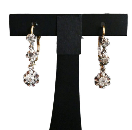 Boucles d'oreilles Boucles d'Oreilles Dormeuses Diamants 58 Facettes