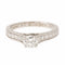 Bague 47 Cartier Bague Solitaire 1895 Platine Diamant 58 Facettes 2220708CN