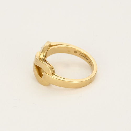 Bague 52 Cartier - AGRAFE - Bague en or jaune 58 Facettes B250525