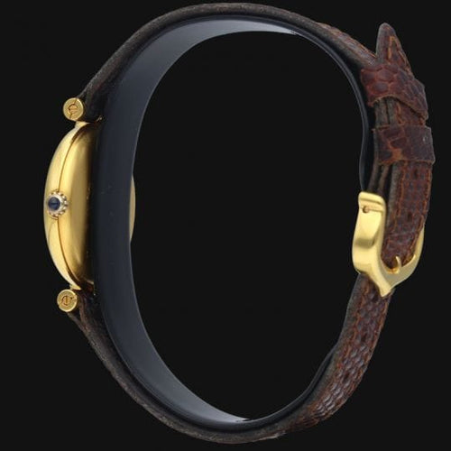 Montre Cartier Montre Must De Cartier Vermeil 58 Facettes MT42975