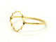 Bague 53 Bague Transparence Or jaune 58 Facettes 578926RV