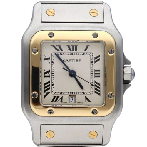 Montre Cartier Montre Santos De Cartier Galbee 58 Facettes MT40950