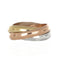 Bague 52 CARTIER - Bague - Trinity - Or blanc 18 carats, Or jaune, Or rose 58 Facettes