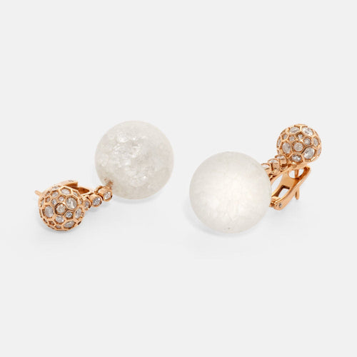 Boucles d'oreilles DE GRISOGONO - Boucles d'oreilles Boule 58 Facettes