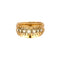 Bague 58.5 Bague bandeau or jaune et diamants 58 Facettes SQU3184