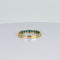 Ring Yellow Gold with Turquoises 58 Facettes 2507016