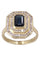 Bague Bague moderne saphir et diamants 58 Facettes 088461