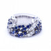 Bague 55 Bague en or blanc, diamants et saphirs 58 Facettes N102886LF