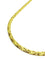 Collier Or jaune Lisse et Sablé