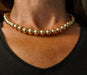 Collier Collier Choker Boules Marseillais Or Jaune 58 Facettes