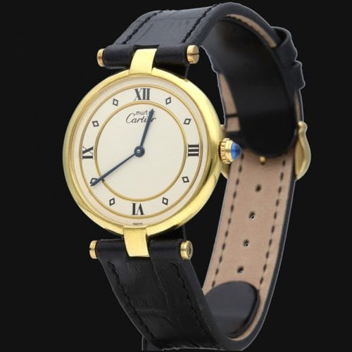 Montre Cartier Montre Must De Cartier Vermeil 58 Facettes MT44302