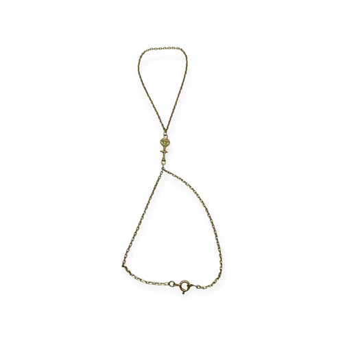 Bracelet Bracelet de main maille forçat en or jaune 585/750 58 Facettes 330089755