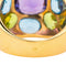 Bague 58 Bague  Cocktail  Or jaune Améthyste, Péridot, Topaze 58 Facettes 3954555RV