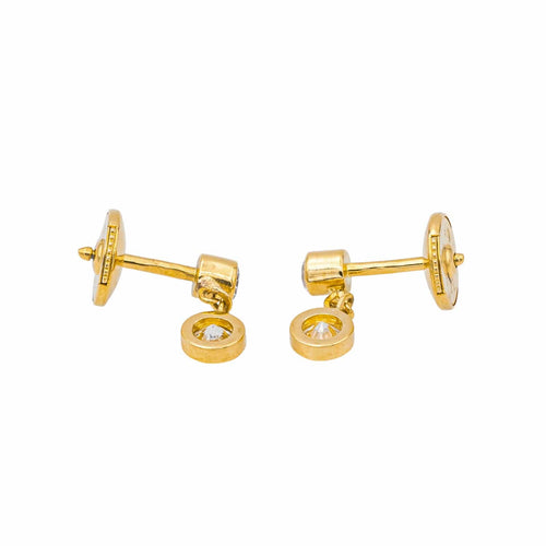 Boucles d'oreilles Boucles d'oreilles Puces Or rose Diamant 58 Facettes 3951644CN