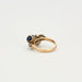 Ring 52 “Toi et Moi” sapphire and pearl ring 58 Facettes