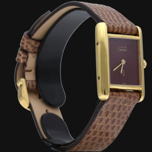 Montre Cartier Montre Tank Vermeil 58 Facettes MT42952