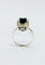Bague 53 Bague contemporaine en or jaune sertie d'un saphir (1,54 ct) et de diamants (0,36 ct). 58 Facettes E38
