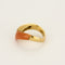 VAN CLEEF & ARPELS - Bague en or jaune, corail et diamants