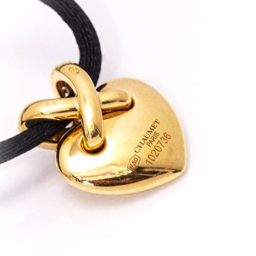 Collier CHAUMET - Collier LIENS coeur et diamants 58 Facettes D361638UZ