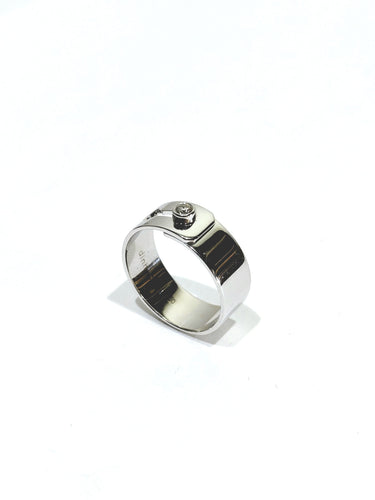Bague 52 Dinh Van - Bague Serrure en or blanc et diamant 58 Facettes