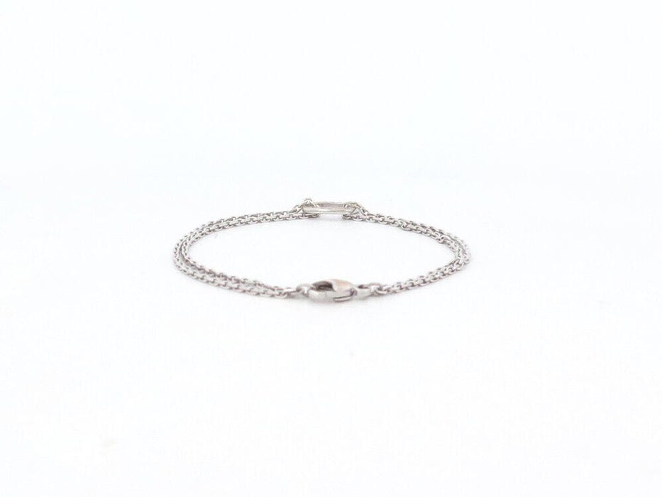 Bracelet bracelet DINH VAN impression 15 or blanc 18k diamants 0.2 ct en 58 Facettes 265173