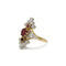 Bague 56 Bague or 750 diamants rubis 58 Facettes 1314