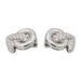 Boucles d'oreilles Boucles d'oreilles Clip Or blanc Diamant 58 Facettes 3662241RV