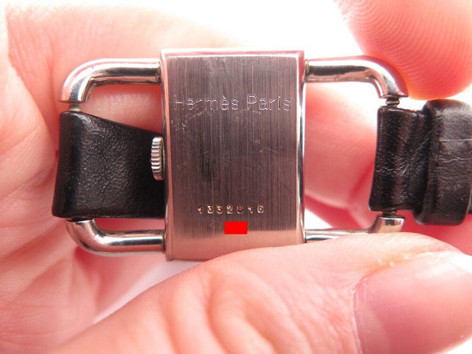 Montre vintage montre JAEGER-LECOULTRE hermes etrier 23 mm mecanique acier 58 Facettes 267919