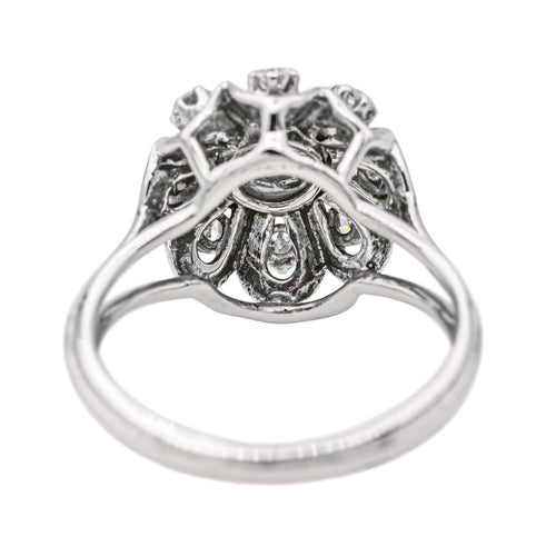 Bague 48 Bague Marguerite Or blanc Diamant 58 Facettes 4063807RV