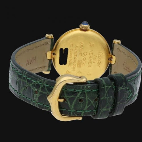 Montre Cartier Montre Must De Cartier Vermeil 58 Facettes MT43218