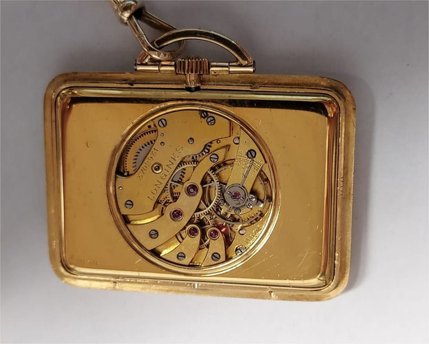 Montre Sophistication d'une montre de poche vintage : la merveille en or de Longines de 1918 58 Facettes 21092-0209