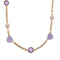 Collier Collier avec perles, améthystes et jade lavande 58 Facettes 32958